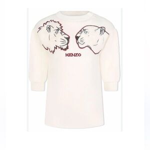 NWT Kenzo Kids animal embroidered dress